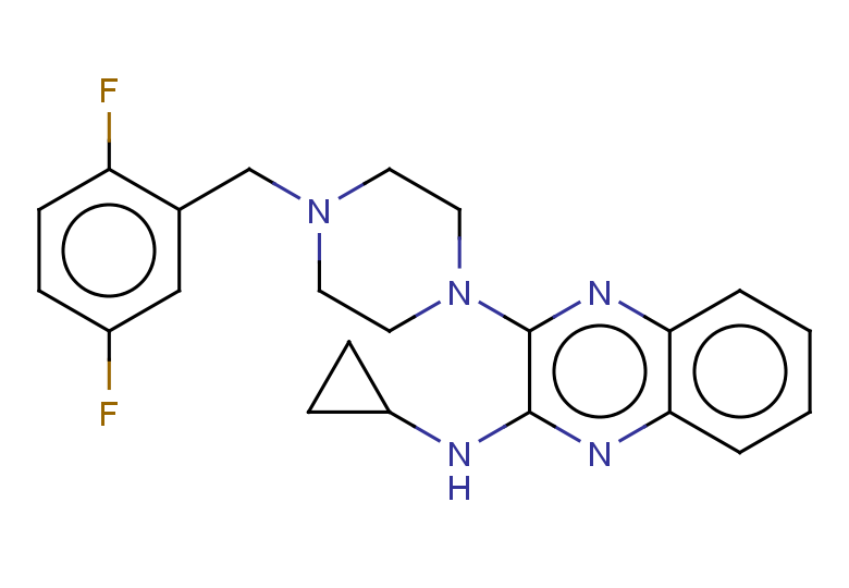 N-cyclopropyl-3-{4-[(2,5-difluorophenyl)methyl]piperazin-1-yl}quinoxalin-2-amine