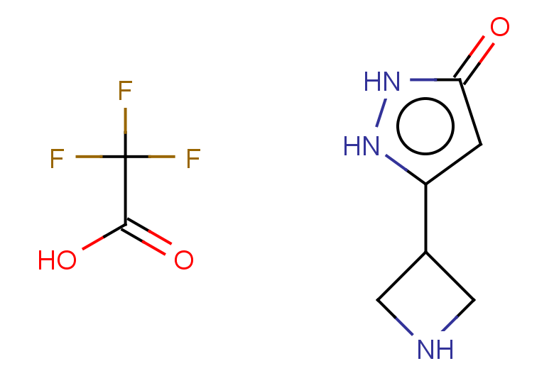 5-(azetidin-3-yl)-2,3-dihydro-1H-pyrazol-3-one, trifluoroacetic acid