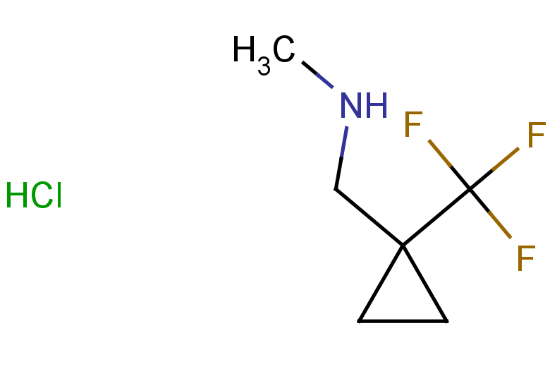 methyl({[1-(trifluoromethyl)cyclopropyl]methyl})amine hydrochloride