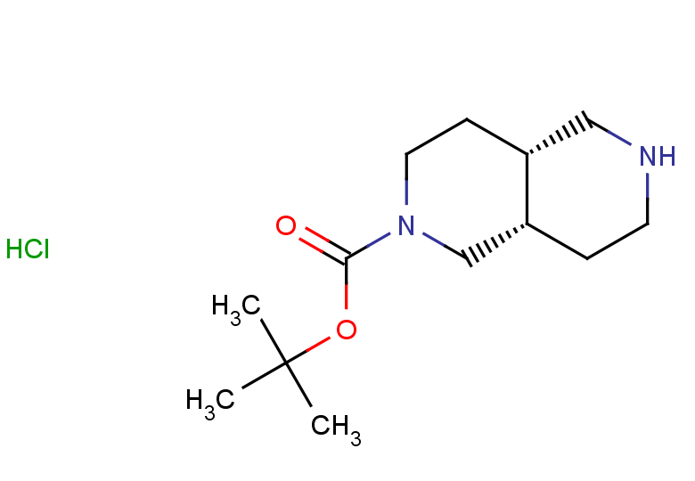 tert-butyl (4aS,8aS)-decahydro-2,6-naphthyridine-2-carboxylate hydrochloride