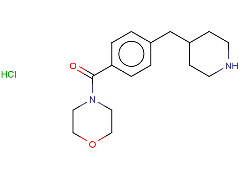 4-{[4-(piperidin-4-ylmethyl)phenyl]carbonyl}morpholine hydrochloride
