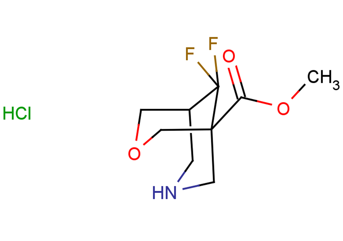 methyl 9,9-difluoro-3-oxa-7-azabicyclo[3.3.1]nonane-1-carboxylate hydrochloride