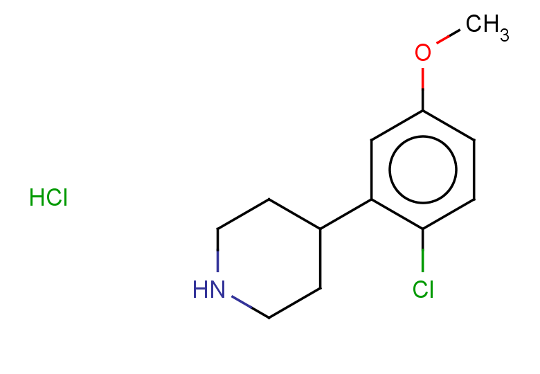 4-(2-chloro-5-methoxyphenyl)piperidine hydrochloride