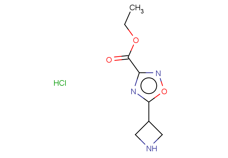 ethyl 5-(azetidin-3-yl)-1,2,4-oxadiazole-3-carboxylate hydrochloride