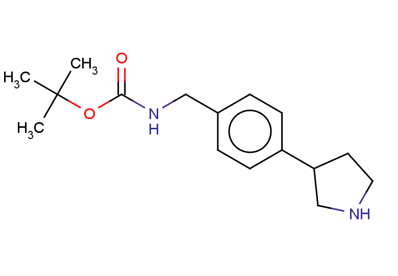 tert-butyl N-{[4-(pyrrolidin-3-yl)phenyl]methyl}carbamate