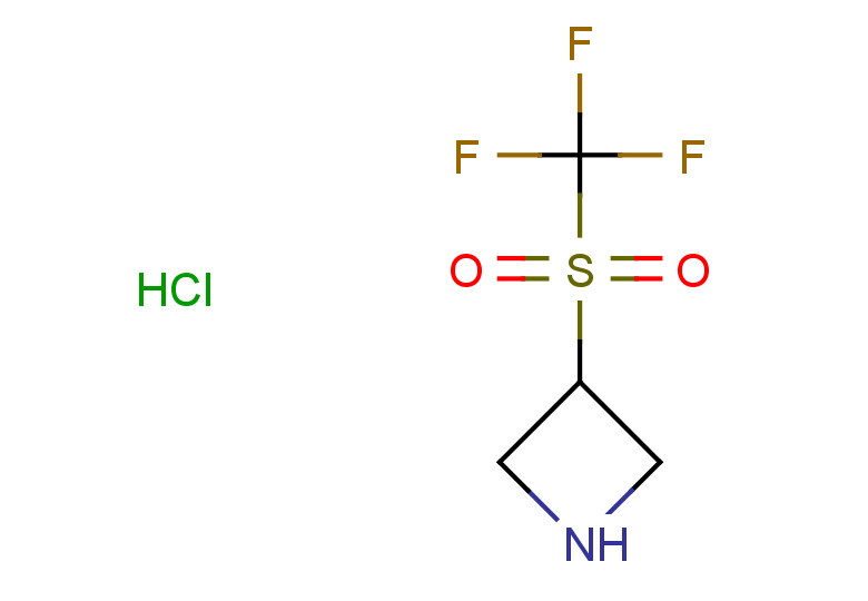 3-trifluoromethanesulfonylazetidine hydrochloride