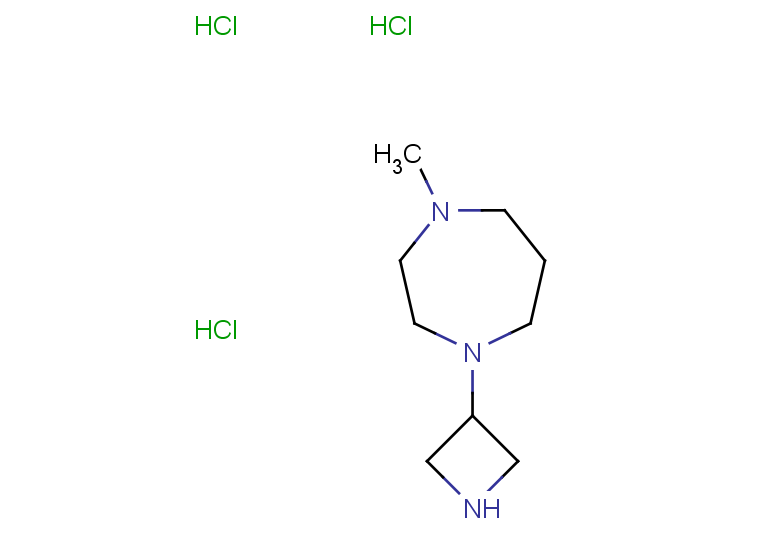 1-(azetidin-3-yl)-4-methyl-1,4-diazepane trihydrochloride