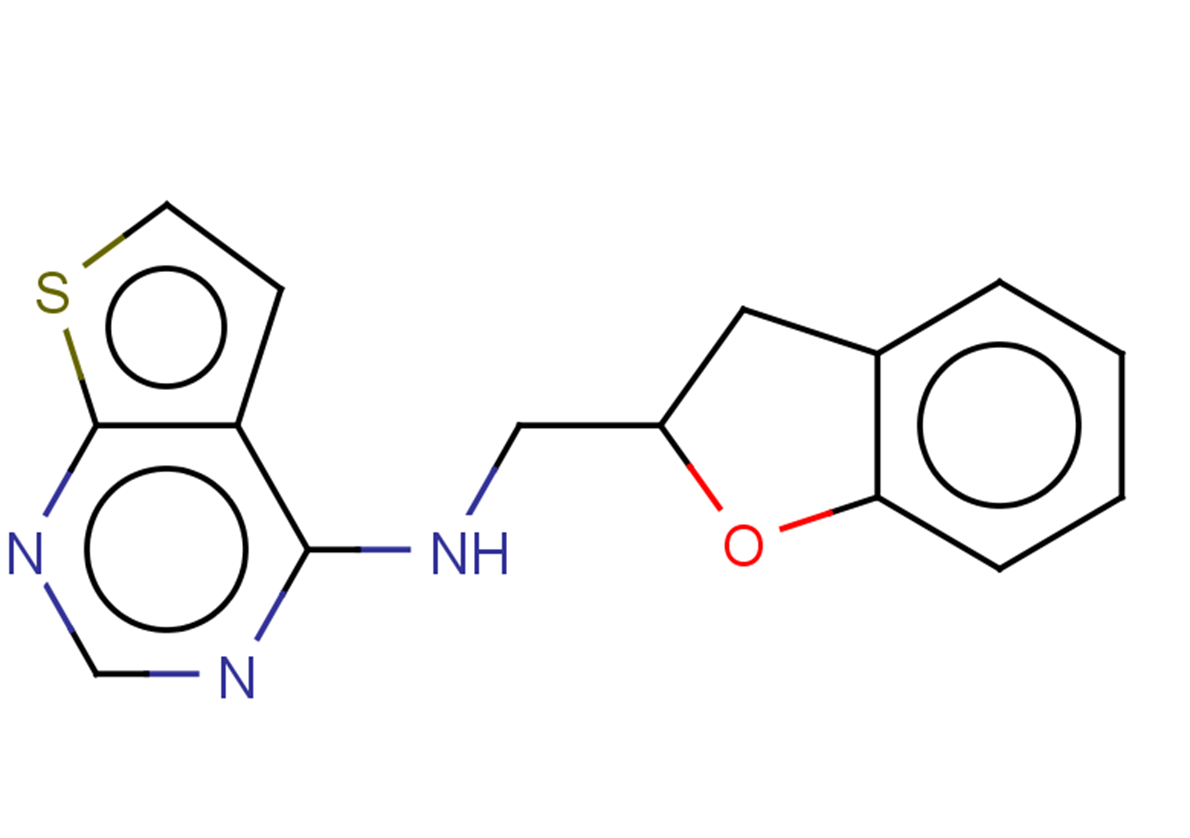N-[(2,3-dihydro-1-benzofuran-2-yl)methyl]thieno[2,3-d]pyrimidin-4-amine