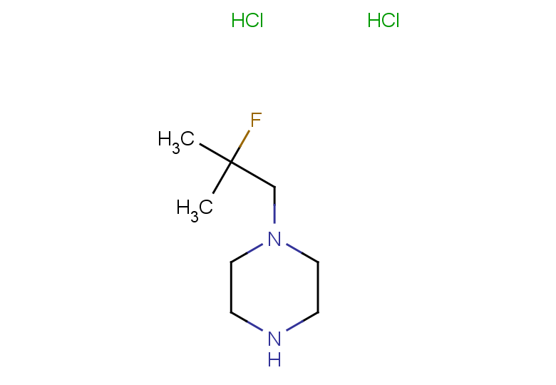 1-(2-fluoro-2-methylpropyl)piperazine dihydrochloride