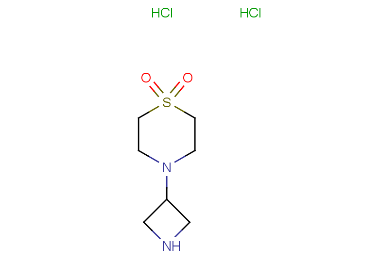 4-(azetidin-3-yl)-1lambda6-thiomorpholine-1,1-dione dihydrochloride
