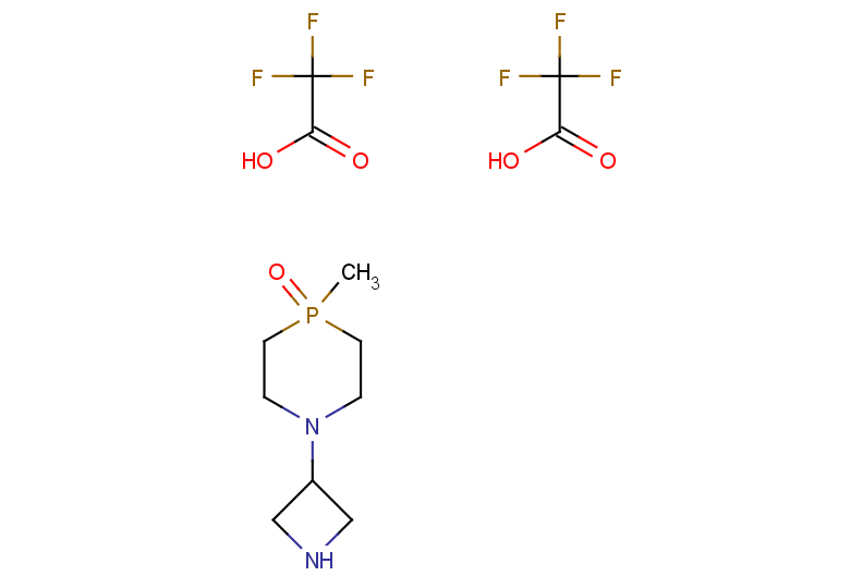 1-(azetidin-3-yl)-4-methyl-1,4lambda5-azaphosphinan-4-one, bis(trifluoroacetic acid)