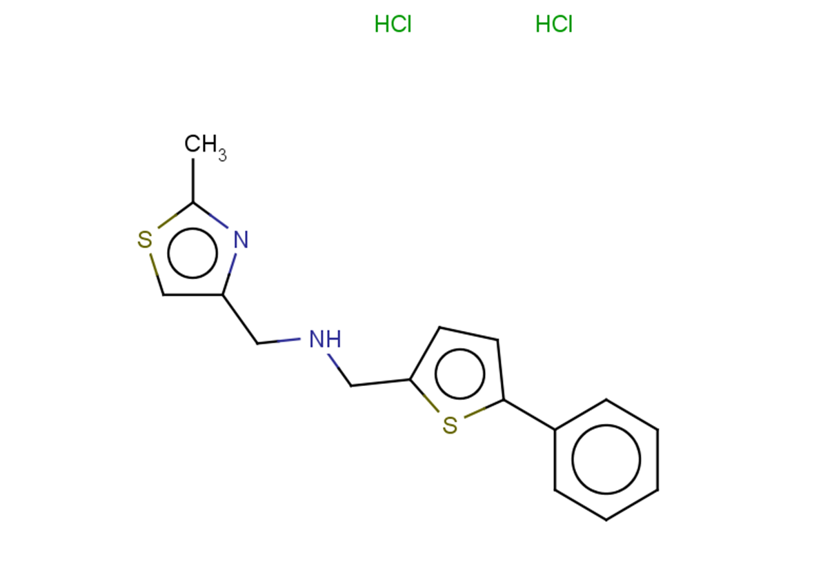[(2-methyl-1,3-thiazol-4-yl)methyl][(5-phenylthiophen-2-yl)methyl]amine dihydrochloride