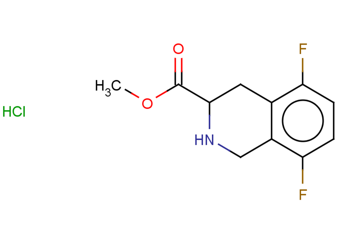 methyl 5,8-difluoro-1,2,3,4-tetrahydroisoquinoline-3-carboxylate hydrochloride