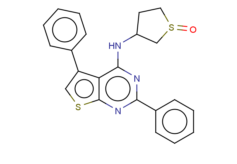 3-({2,5-diphenylthieno[2,3-d]pyrimidin-4-yl}amino)-1lambda4-thiolan-1-one, Mixture of diastereomers