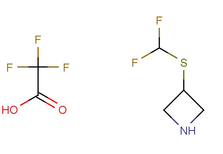3-[(difluoromethyl)sulfanyl]azetidine, trifluoroacetic acid