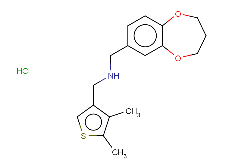 [(3,4-dihydro-2H-1,5-benzodioxepin-7-yl)methyl][(4,5-dimethylthiophen-3-yl)methyl]amine hydrochloride