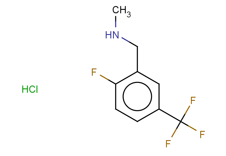 {[2-fluoro-5-(trifluoromethyl)phenyl]methyl}(methyl)amine hydrochloride