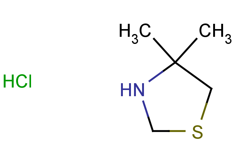 4,4-dimethyl-1,3-thiazolidine hydrochloride