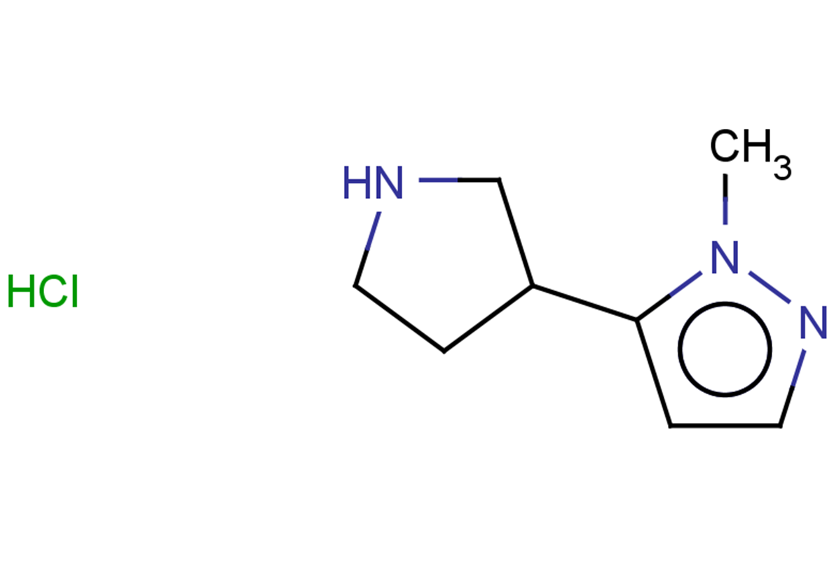 1-methyl-5-(pyrrolidin-3-yl)-1H-pyrazole hydrochloride