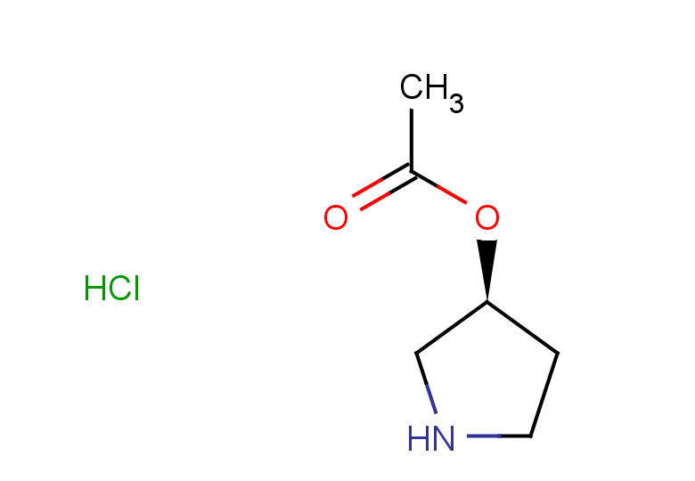 (3S)-pyrrolidin-3-yl acetate hydrochloride