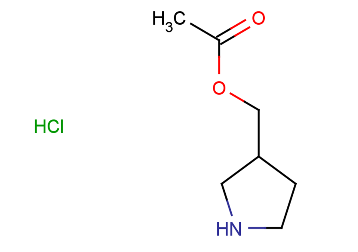 (pyrrolidin-3-yl)methyl acetate hydrochloride