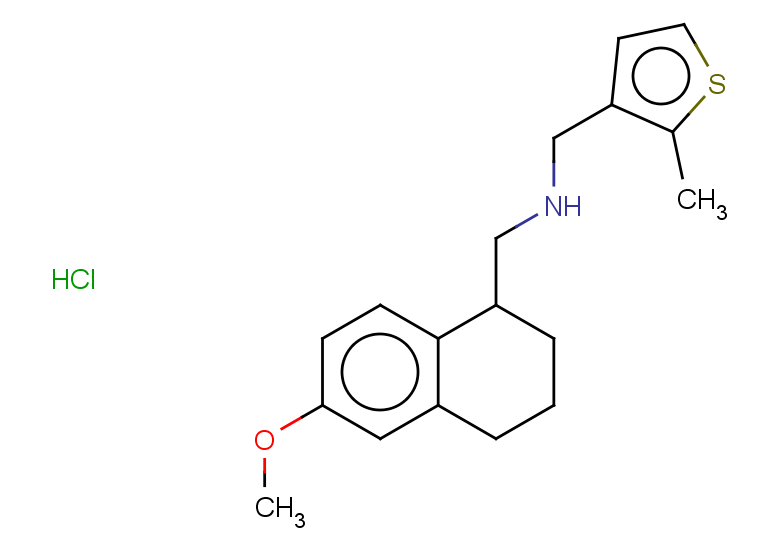 [(6-methoxy-1,2,3,4-tetrahydronaphthalen-1-yl)methyl][(2-methylthiophen-3-yl)methyl]amine hydrochloride