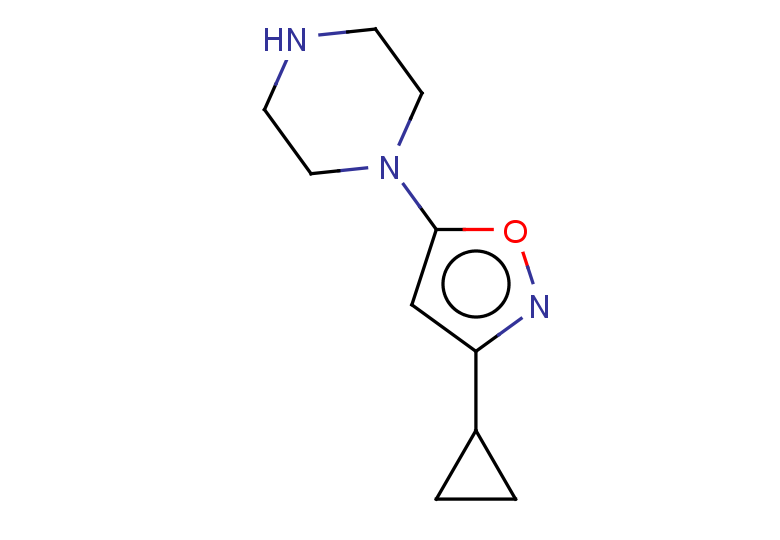 1-(3-cyclopropyl-1,2-oxazol-5-yl)piperazine