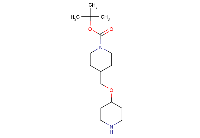 tert-butyl 4-[(piperidin-4-yloxy)methyl]piperidine-1-carboxylate