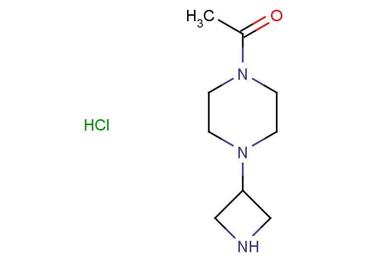 1-[4-(azetidin-3-yl)piperazin-1-yl]ethan-1-one hydrochloride