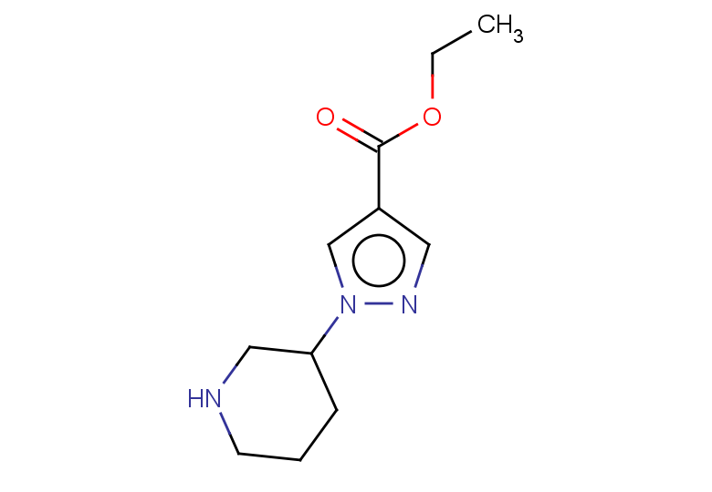 ethyl 1-(piperidin-3-yl)-1H-pyrazole-4-carboxylate