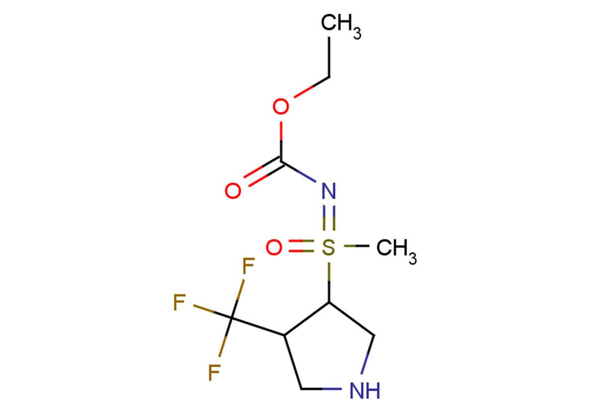 ethyl N-[methyl(oxo)[4-(trifluoromethyl)pyrrolidin-3-yl]-lambda6-sulfanylidene]carbamate