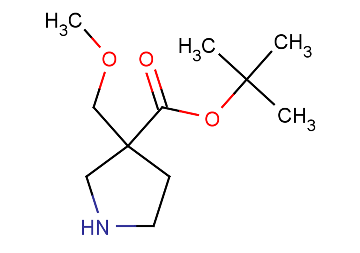 tert-butyl 3-(methoxymethyl)pyrrolidine-3-carboxylate