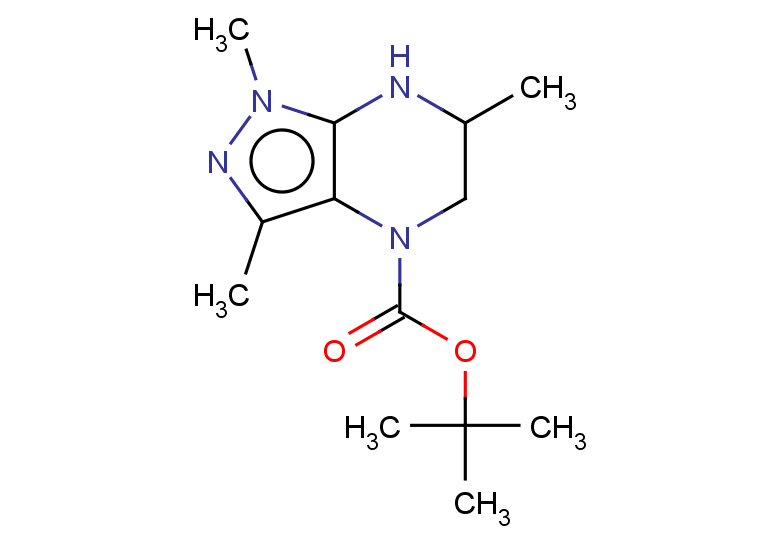 tert-butyl 1,3,6-trimethyl-1H,4H,5H,6H,7H-pyrazolo[3,4-b]pyrazine-4-carboxylate