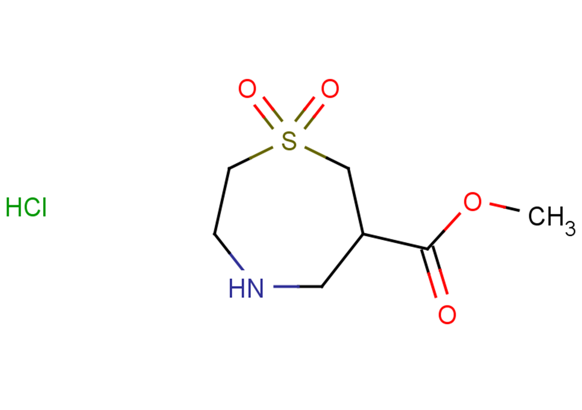 methyl 1,1-dioxo-1lambda6,4-thiazepane-6-carboxylate hydrochloride