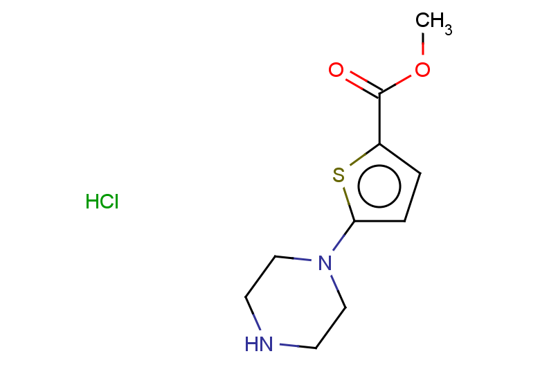 methyl 5-(piperazin-1-yl)thiophene-2-carboxylate hydrochloride