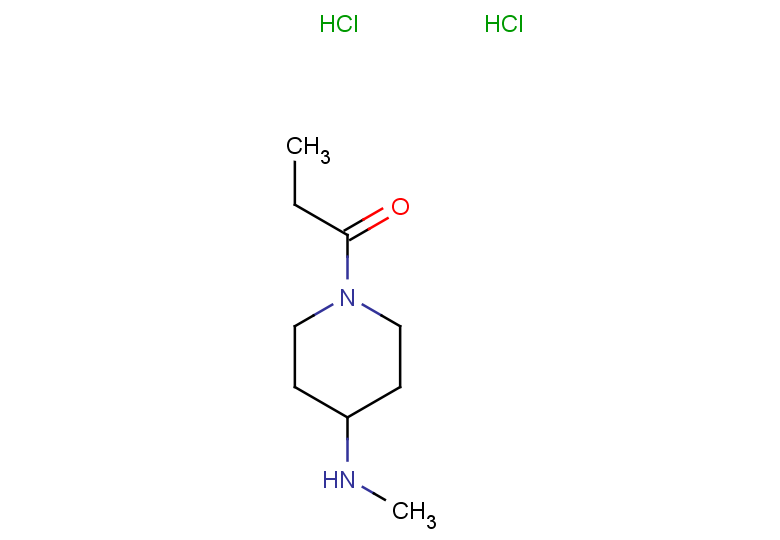 1-[4-(methylamino)piperidin-1-yl]propan-1-one dihydrochloride