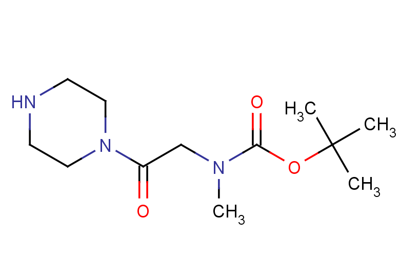 tert-butyl N-methyl-N-[2-oxo-2-(piperazin-1-yl)ethyl]carbamate