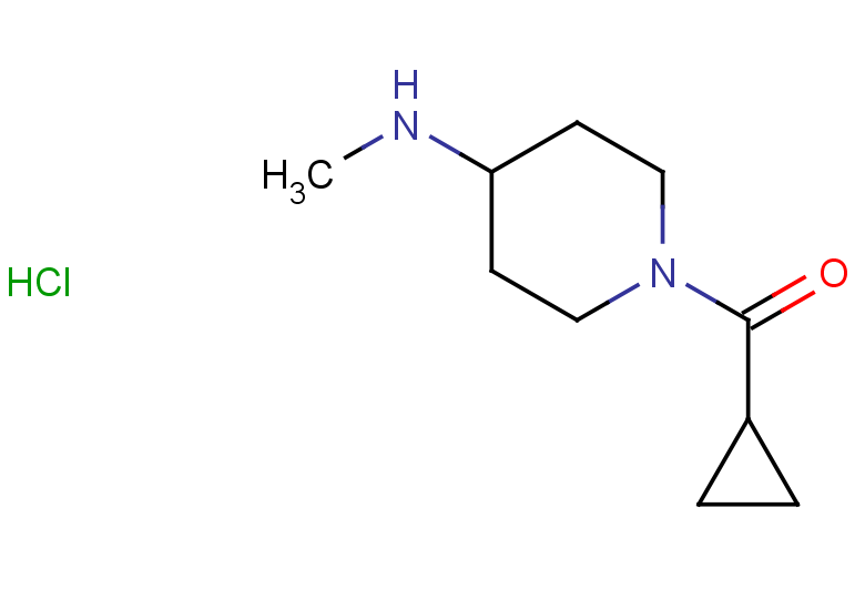 1-cyclopropanecarbonyl-N-methylpiperidin-4-amine hydrochloride