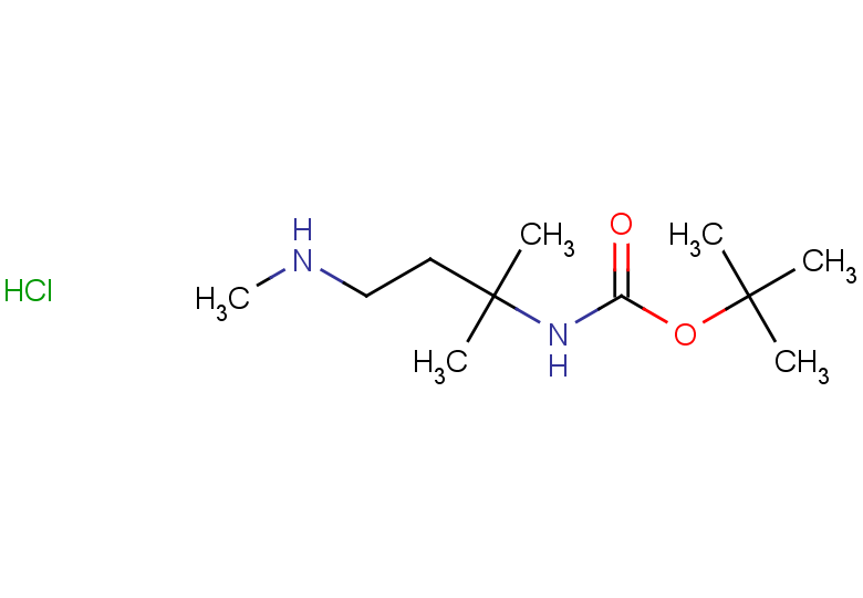 tert-butyl N-[2-methyl-4-(methylamino)butan-2-yl]carbamate hydrochloride