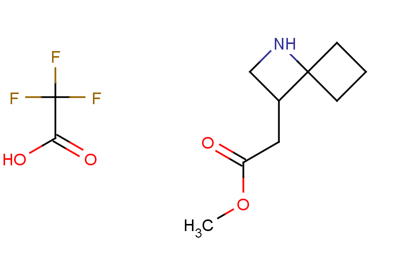 2,2,2-trifluoroacetic acid; methyl 2-{1-azaspiro[3.3]heptan-3-yl}acetate
