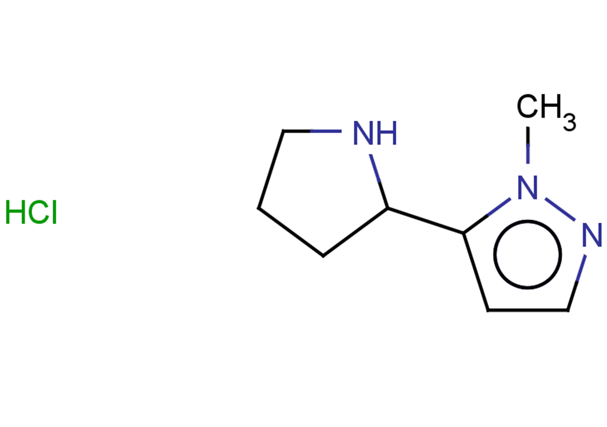 1-methyl-5-(pyrrolidin-2-yl)-1H-pyrazole hydrochloride