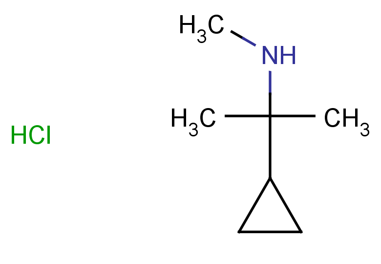 (2-cyclopropylpropan-2-yl)(methyl)amine hydrochloride