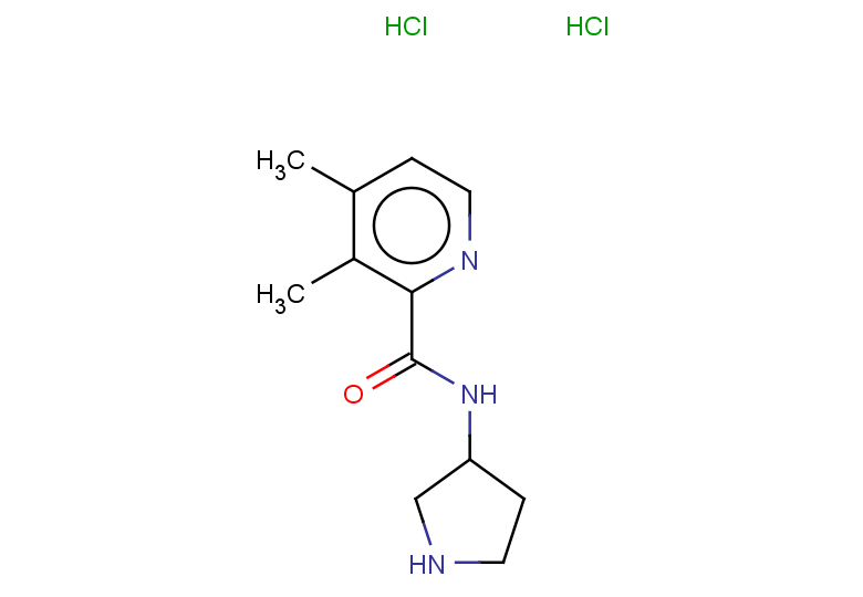 3,4-dimethyl-N-(pyrrolidin-3-yl)pyridine-2-carboxamide dihydrochloride