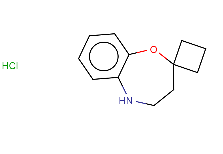 4,5-dihydro-3H-spiro[1,5-benzoxazepine-2,1'-cyclobutane] hydrochloride