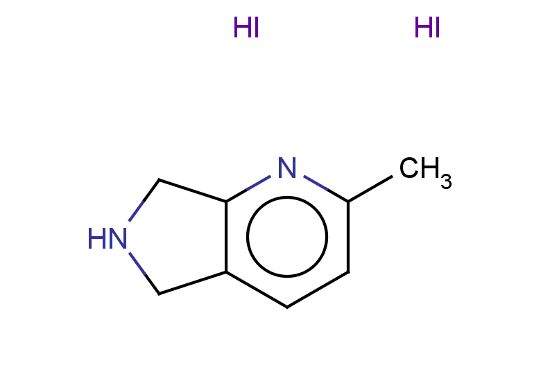 2-methyl-5H,6H,7H-pyrrolo[3,4-b]pyridine dihydroiodide
