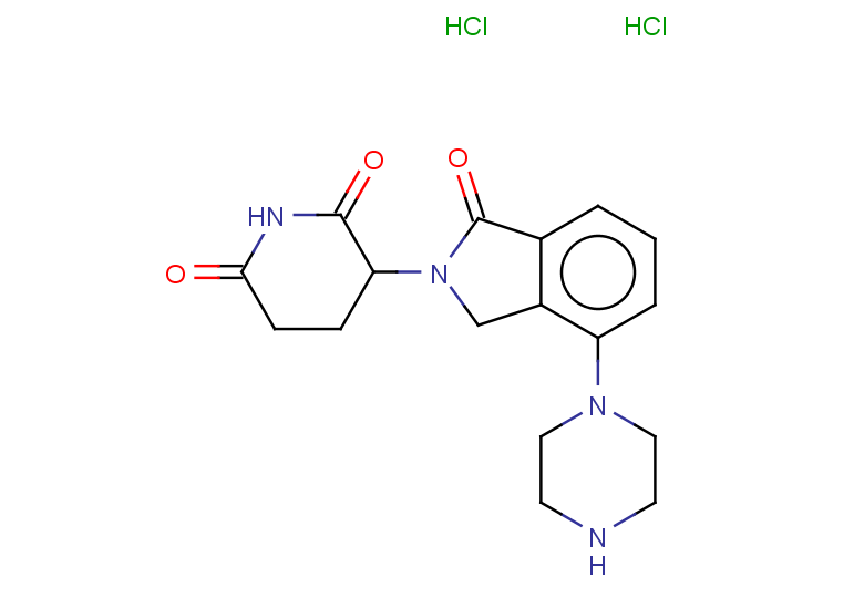 3-[1-oxo-4-(piperazin-1-yl)-2,3-dihydro-1H-isoindol-2-yl]piperidine-2,6-dione dihydrochloride