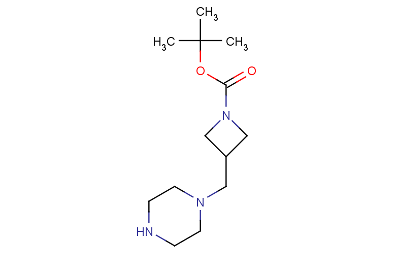 tert-butyl 3-[(piperazin-1-yl)methyl]azetidine-1-carboxylate