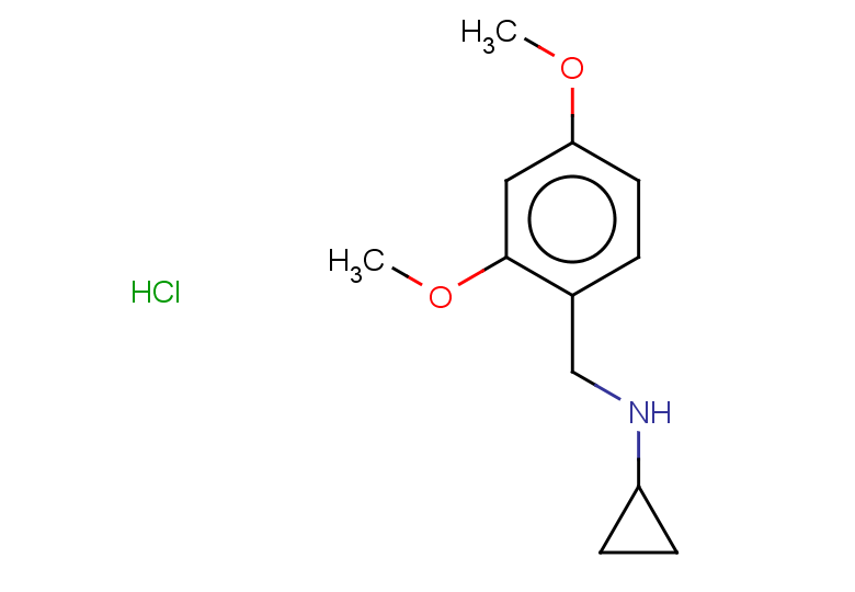 N-[(2,4-dimethoxyphenyl)methyl]cyclopropanamine hydrochloride