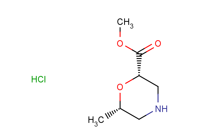 rac-methyl (2R,6R)-6-methylmorpholine-2-carboxylate hydrochloride, cis