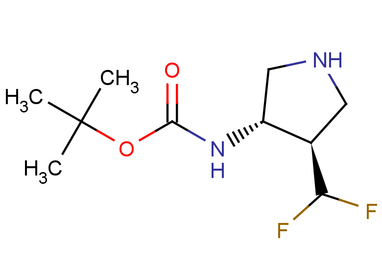 rac-tert-butyl N-[(3R,4S)-4-(difluoromethyl)pyrrolidin-3-yl]carbamate